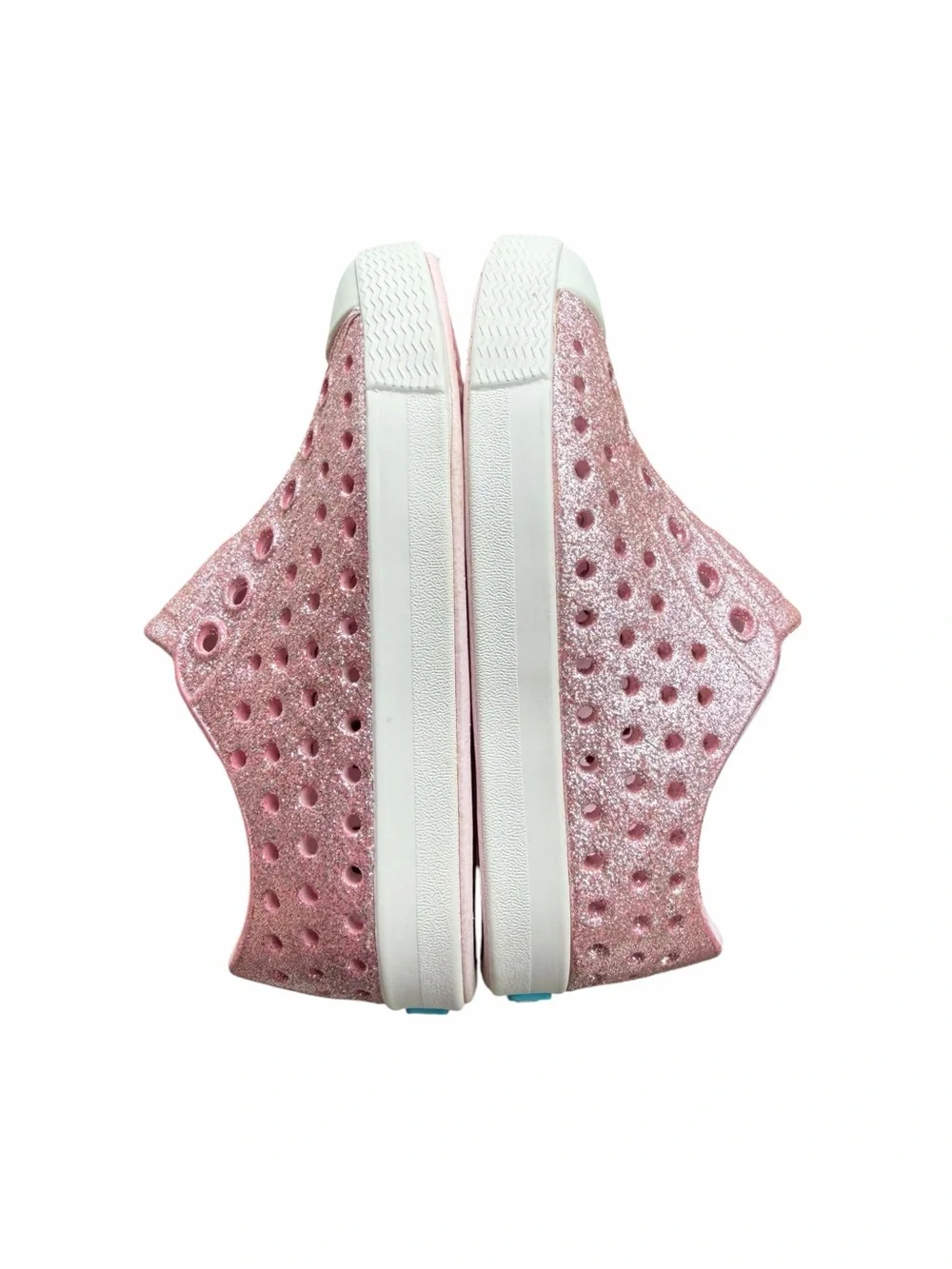 EUC Native Jefferson Bio-Bling Slip On Toddler Shoes | Pink Glitter | Size C5